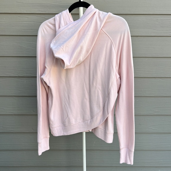 Athleta Blush Pink Lightweight Hoodie Modal Blend Size M - Picture 2 of 5